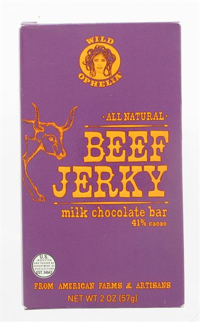 BEEF JERKY MILK CHOCOLATE BAR